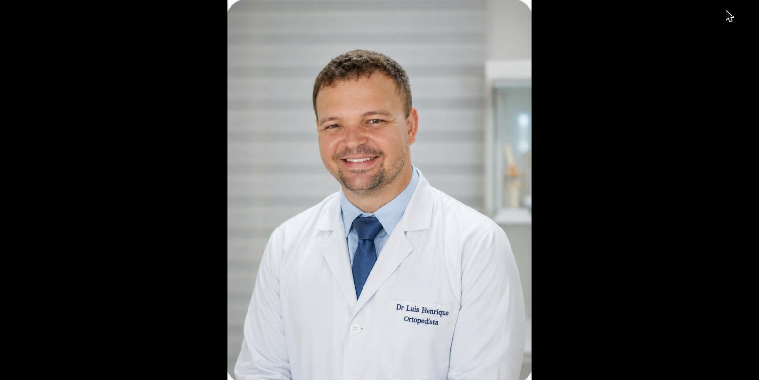 Dr. Luis Henrique dos Santos Souza, ortopedista em São José dos Campos